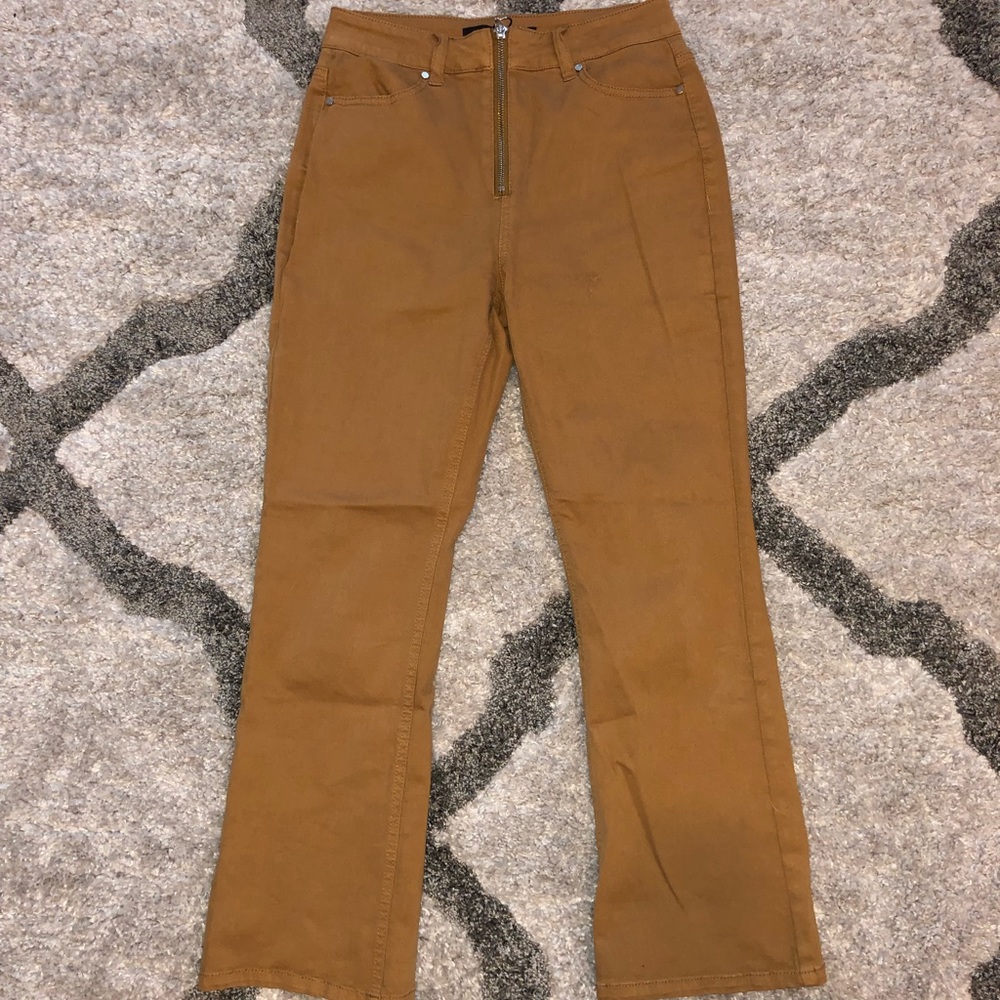 High rise Tinsel crop pant